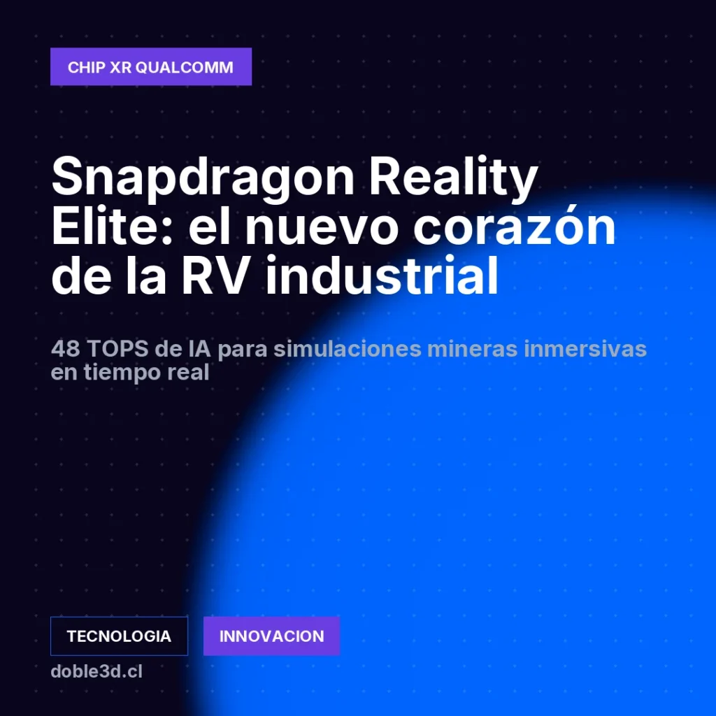 Snapdragon Reality Elite: el nuevo corazón de la RV industrial - Snapdragon Reality Elite 48 TOPS