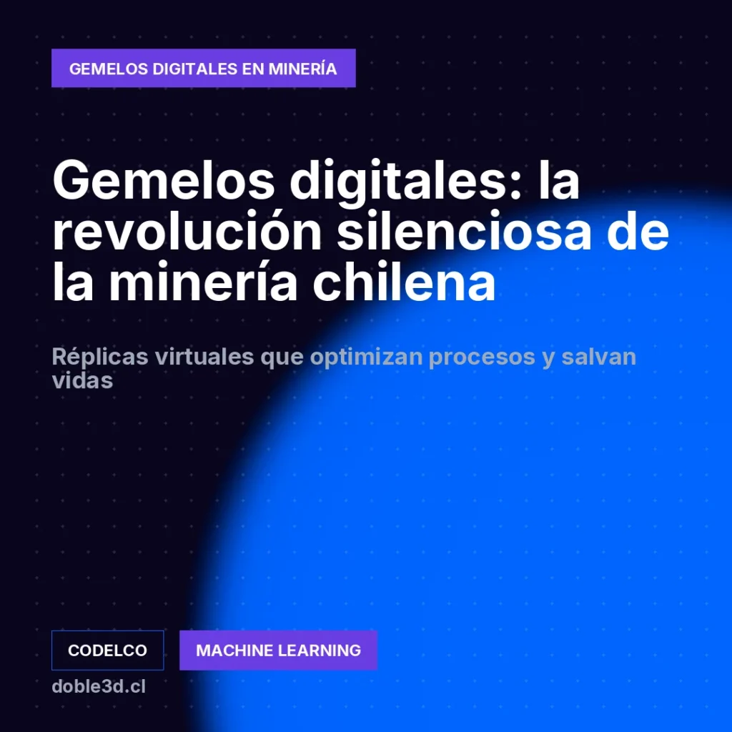Gemelos digitales: la revolución silenciosa de la minería chilena
