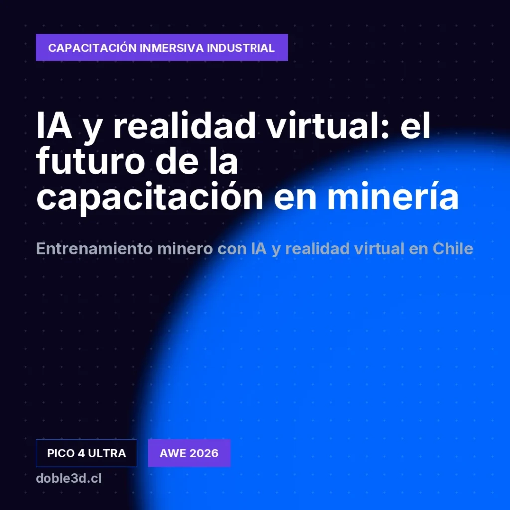 IA y realidad virtual: el futuro de la capacitación en minería
