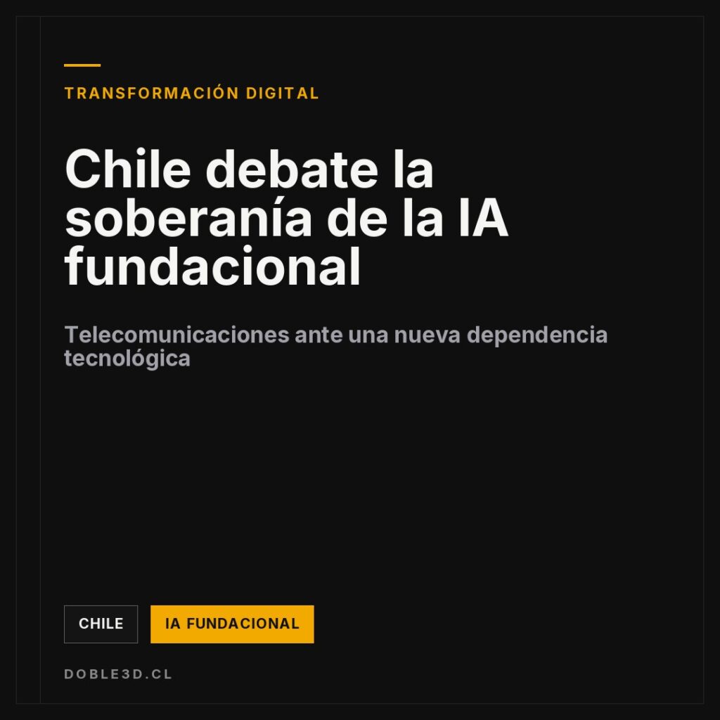 Chile debate la soberanía de la IA fundacional